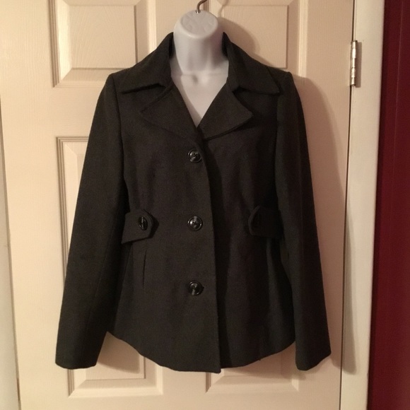 Grey short peacoat GAP - Picture 2 of 3